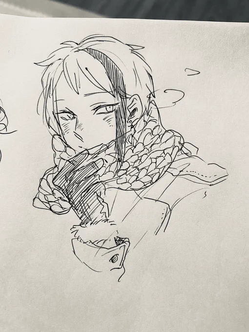 朝の一発描き
冬ジェ 
