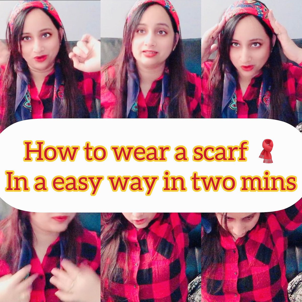 How to wear a scarf 🧣|| #howtowearscarf #newtoyou youtu.be/WOpx30T5RlQ via <a href="/YouTube/">YouTube</a> plz watch and subscribe 🙏