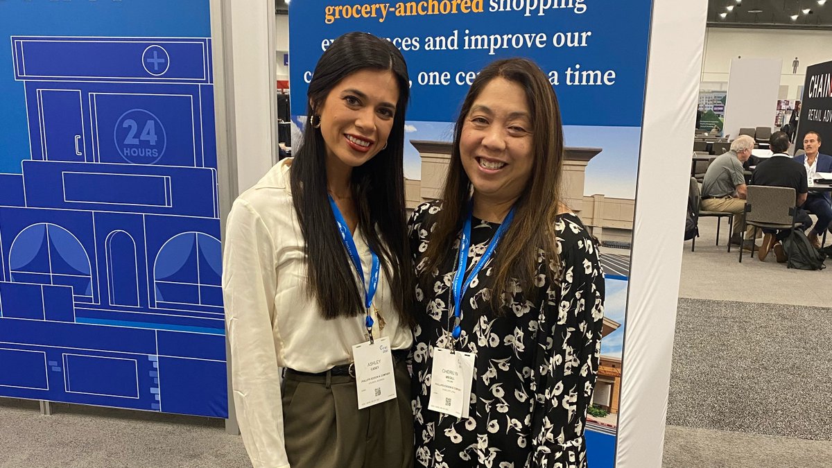 PhillipsEdison's tweet photo. Wrapping up day 2 at #ICSCHereWeGo and feeling thankful for the opportunity to connect with so many of our colleagues, partners, and retailers. Counting down the days until we're back in Vegas for the next @ICSC RECon! https://t.co/ZZOHX7CW2U