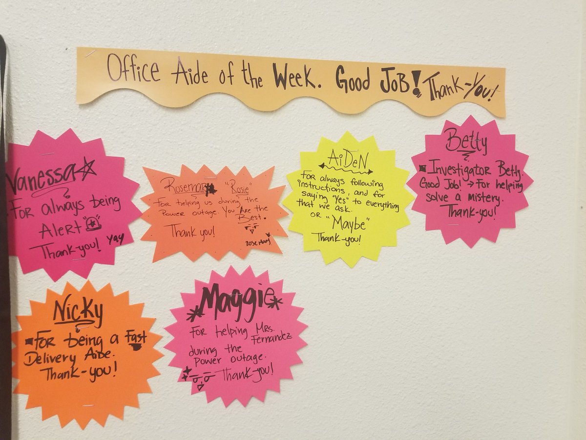 The Front Office is recognizing an Office Aide of the week. These students are the CMS elves!  <a href="/ClevelandISDTX/">Cleveland ISD</a> <a href="/ClevelandMSCISD/">Cleveland Middle School, Cleveland ISD</a> <a href="/Chris_McCurry29/">Chris McCurry</a> @theclevelandway