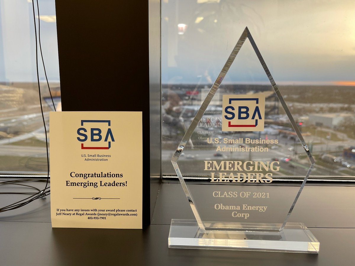 ObamaEnergyCorp's tweet photo. We will take it...

Thank You @SBAgov https://t.co/4FUcpMUWWS