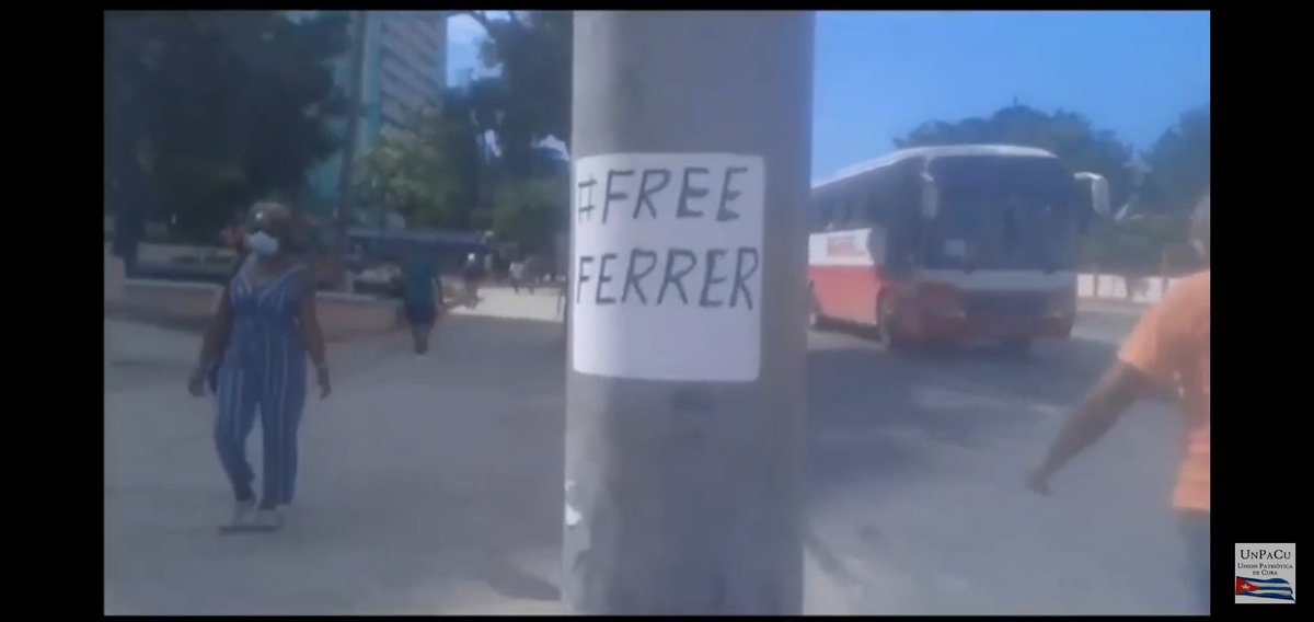 jdanielferrer's tweet photo. #SOSCuba
#DDHH
Soy Ana Belkis Ferrer Garcia 

Impresos en calles de Santiago de Cuba exigiendo libertad de #SOSFerrer. https://t.co/AT8jZGgGDQ