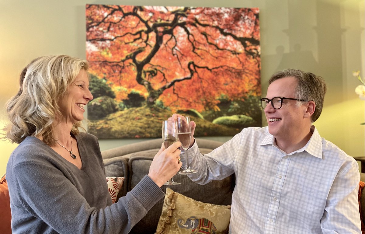 FreeingEnergy's tweet photo. Today Bill and his wife, Melinda, who worked by his side throughout the journey, celebrate "Freeing Energy: How Innovators are using local-scale solar and batteries to disrupt the global energy industry from the outside in." being released for sale, everywhere. https://t.co/XXJeo2Tok8