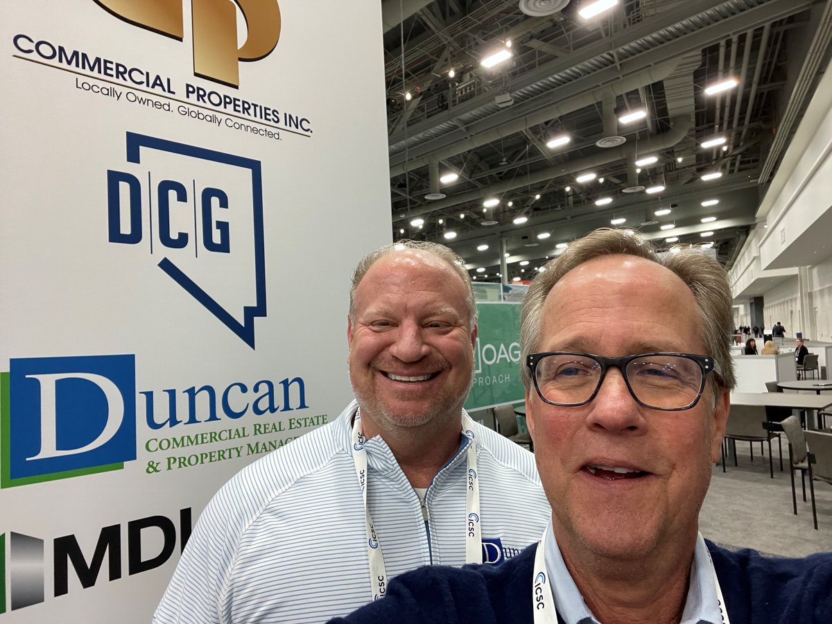 CORFACIntl's tweet photo. And that’s a wrap! Todd Whitchurch https://t.co/8i1gsthFw1 of Duncan Commercial/CORFAC International and Jonathan Salk https://t.co/QaEIrqwSae close down the booth at ICSC’s Here, We Go 2021. #CORFAC #DuncanCommercial #ICSCherewego https://t.co/XKb4fjPeQH