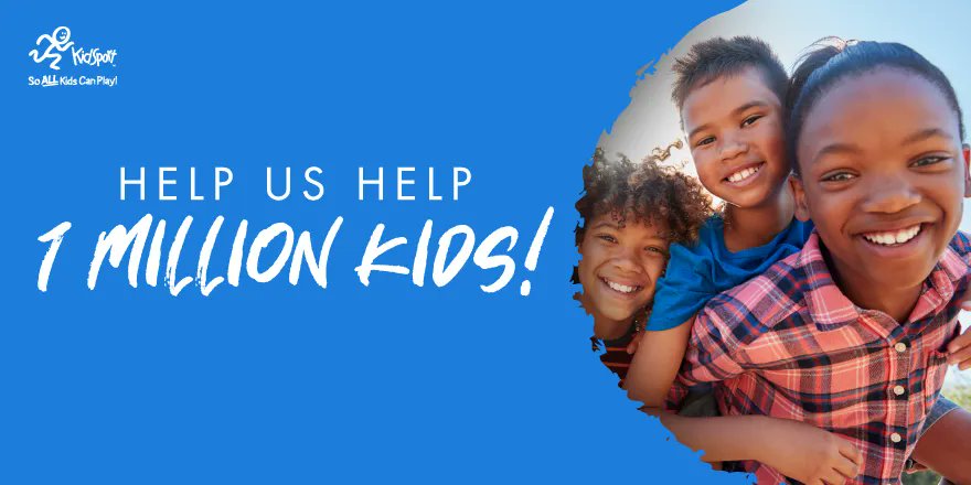 Help us reach our $1,000,000 goal this holiday season by donating to the #GiftofSport campaign. 100% of proceeds go back to the kids. buff.ly/31j6lQr