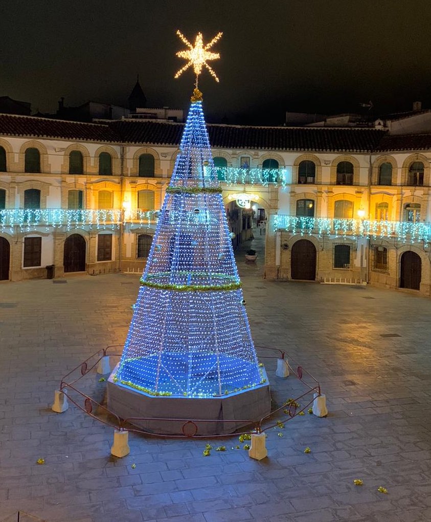 Hoy de nuevo tenemos que lamentar otro caso de vandalismo en el alumbrado navideño de #PlazaOchavada #AsiNo <a href="/Poli_Archidona/">P.Local Archidona</a>