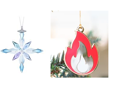 IAmTheFyre's tweet photo. how cute are these Ornaments for our trees we just picked up? #Christmas2021 #FrozenInferno #FrostFlame #FYRE #IYCE https://t.co/GROpSbycOY