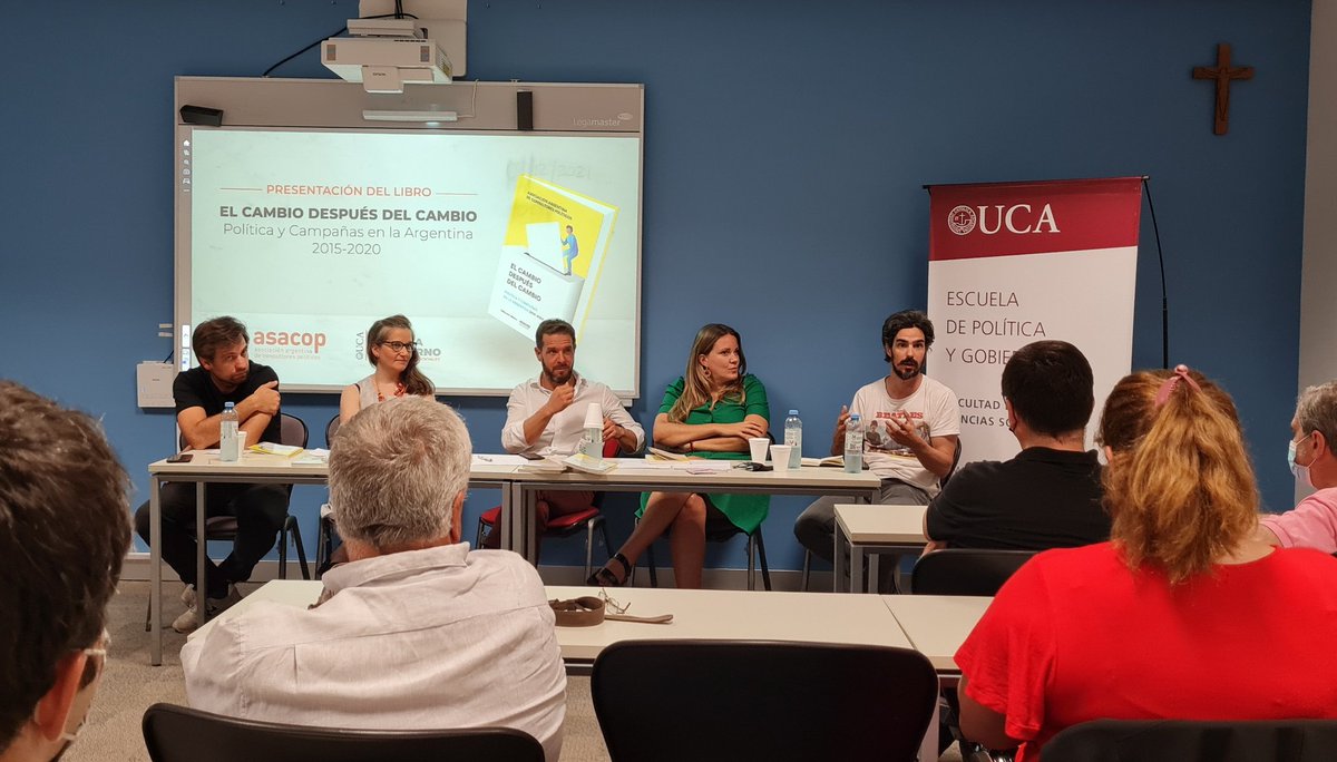 JesusACornejo's tweet photo. ¿Y que es lo que sigue? 'El cambio después del cambio. Politica y Campañas en la Argentina' el nuevo libro de @AsacopArgentina https://t.co/LCMnRo1slT