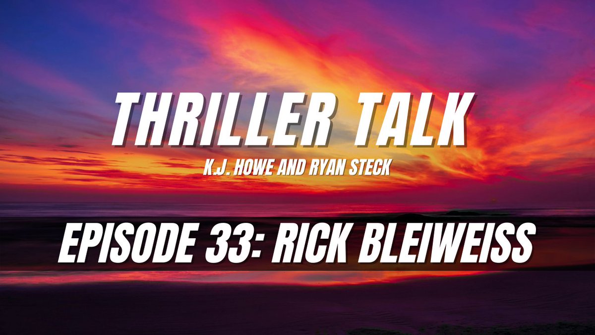 thrillerwriters's tweet photo. Rock musician turned award-winning author @RickBleiweiss  joins @KJHoweAuthor and @TheRealBookSpy this week on THRILLER TALK!  Don't forget to like and subscribe to find all of your thrills!

https://t.co/UboQaHNnie https://t.co/xyRRzcUiZf