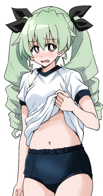 アンチョビ ブルマ へそチラ 