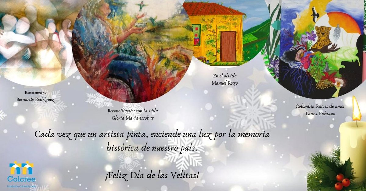 funcolcree's tweet photo. ¡Feliz dia de Velitas! 

Que la luz de las velas ilumine tú camino y encienda tú espíritu.

#diadelasvelitas #velitas #bogotá #colombia🇨🇴 #colcree https://t.co/L9aJDqir8K