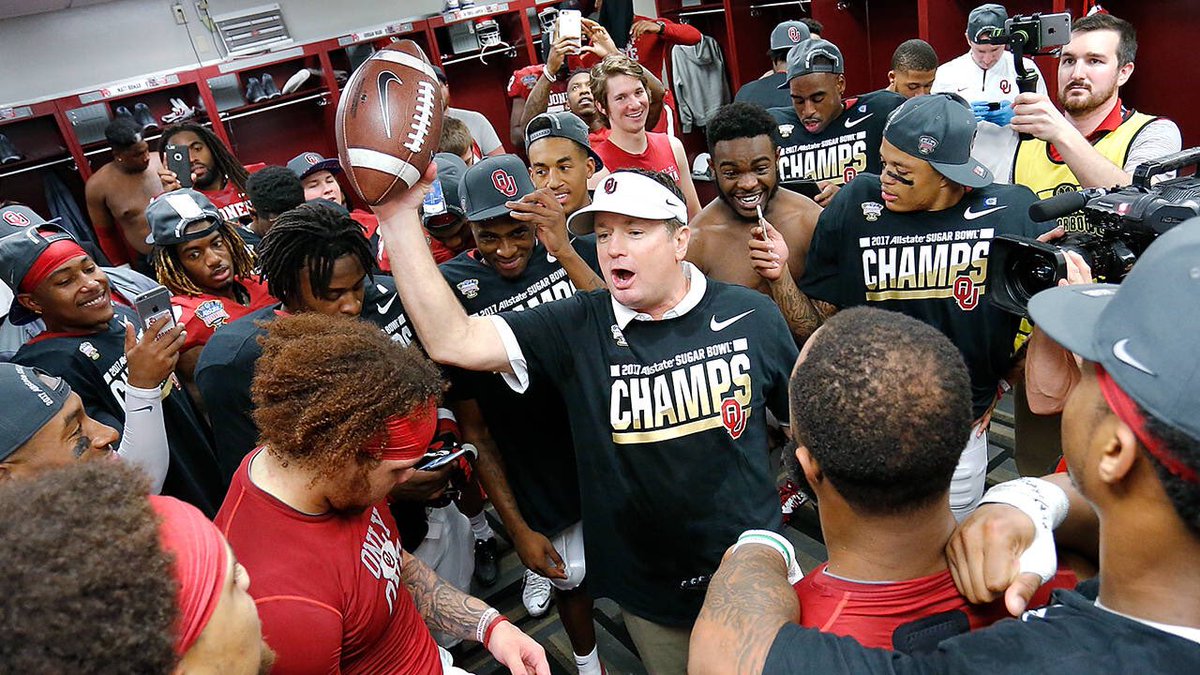 OU_Football's tweet photo. Hall of Fame @CoachBobStoops, in the words of his players…

(A thread) https://t.co/kDqRHWEYaf