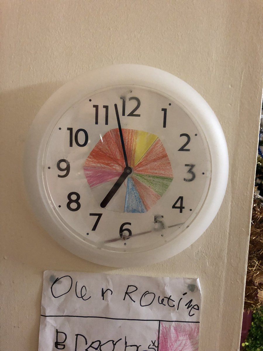 Last late session this week with staff at The Kidzstop Bo’ness looking at supporting children with ASN. Loved their clock to help structure the day. Simple and extremely effective @ASNFalkirk @JennyMc_ASN @FCLisaMcCabe @boa_lisa @elaine_craigen #partnershipworking #supportforall