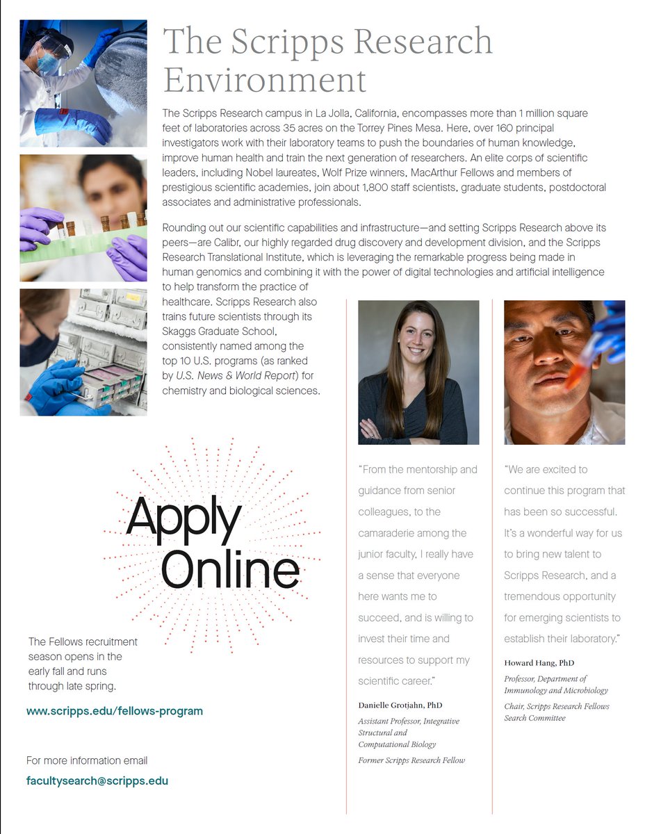 andrewsu's tweet image. More info at scripps.edu/fellows-progra…