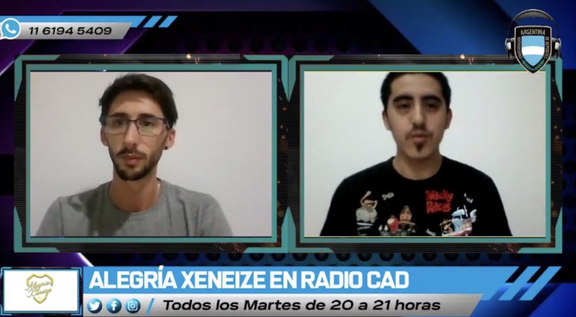 #RadioCAD 📻

Ya comenzó @Alegria_xeneize, el programa partidario de <a href="/BocaJrsOficial/">Boca Juniors</a>, con la conducción de <a href="/MaanuOtero/">Manuel Otero</a> y la compañía de <a href="/ChinaVirgilio/">China Virgilio</a> y <a href="/mibanez_lp/">Mariano Ibáñez ✍️⚽🏐🏀🤾🏻‍♂️</a>.

👇🏽👇🏽

💻 cad.org.ar/radiocad
📱 PlayStore o AppStore: “Radio CAD”
🎥 youtube.com/radiocadoficial