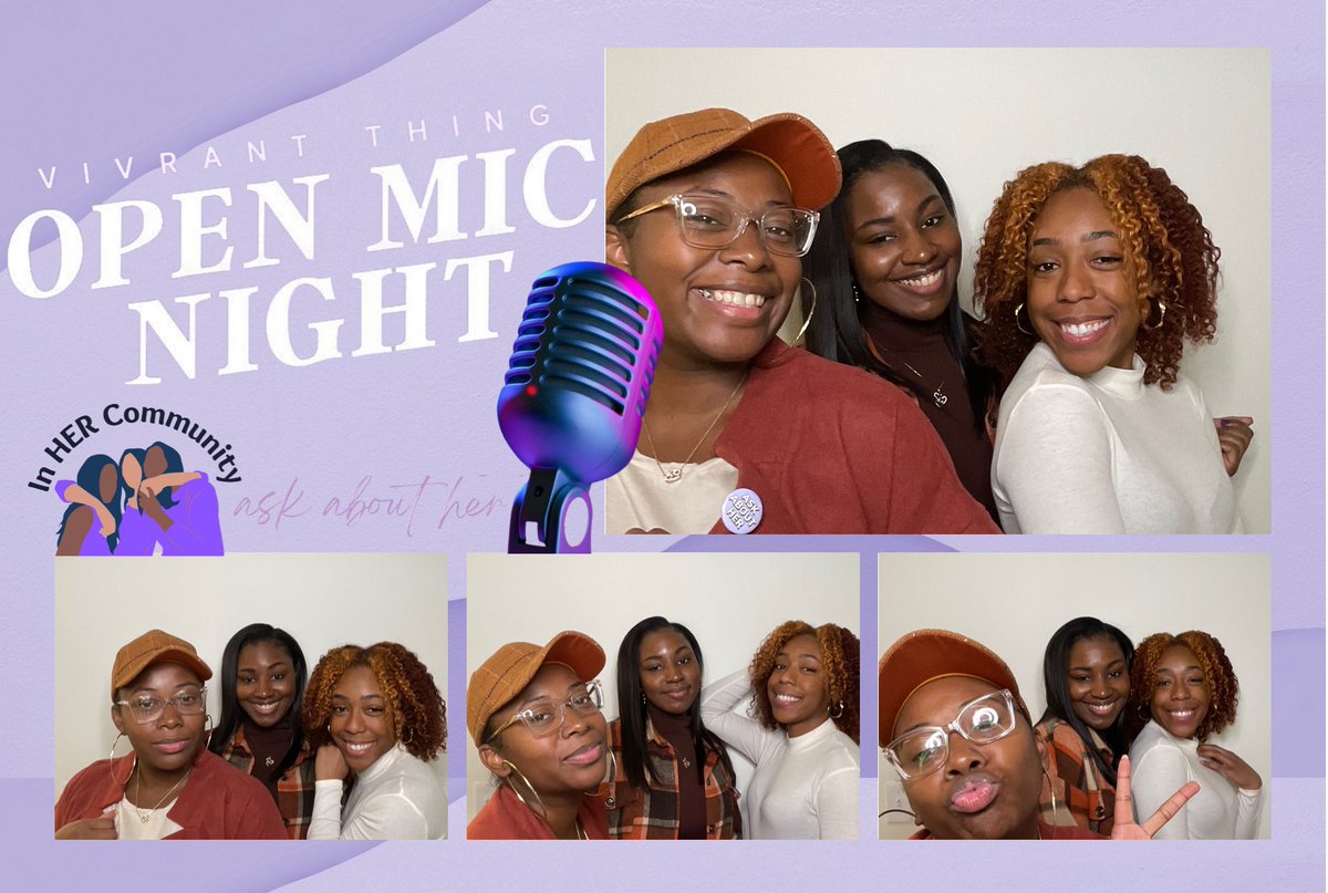 PerfectMomentRT's tweet photo. In our community w/ In Her Community!💜

Get into some highlights from In Her Community’s Open Mic Night.🎙 Their first event was AMAZING! And they have the memories to prove it!🙌🏽

DM us for booking inquiries today! 
#photobooth #ipadphotobooth #revospin #Inhercommunity https://t.co/PSAgRU4MWh