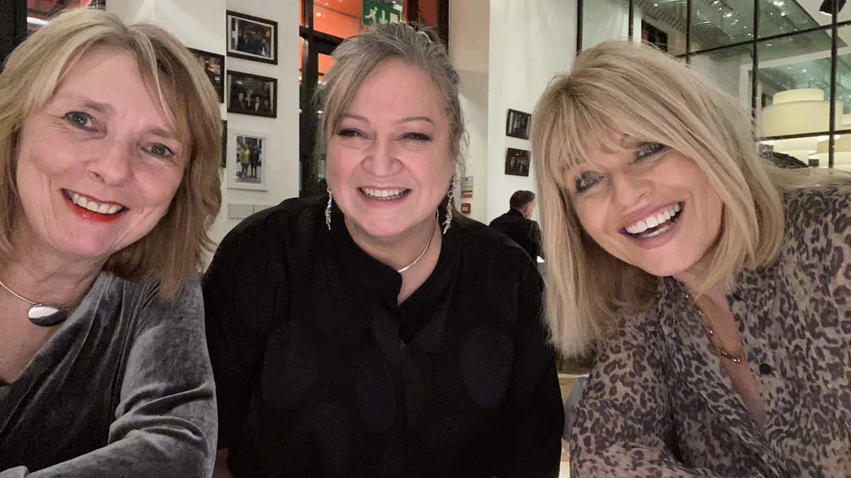 Just back from a fabulous girly night out in Leeds with these two gorgeous, fun, feisty and formidable women @emsleymarg  and @christinetalbot! Great to catch up and share the gossip! Love you both ❤️ Nx (You were missed @duncanwooditv xxx)