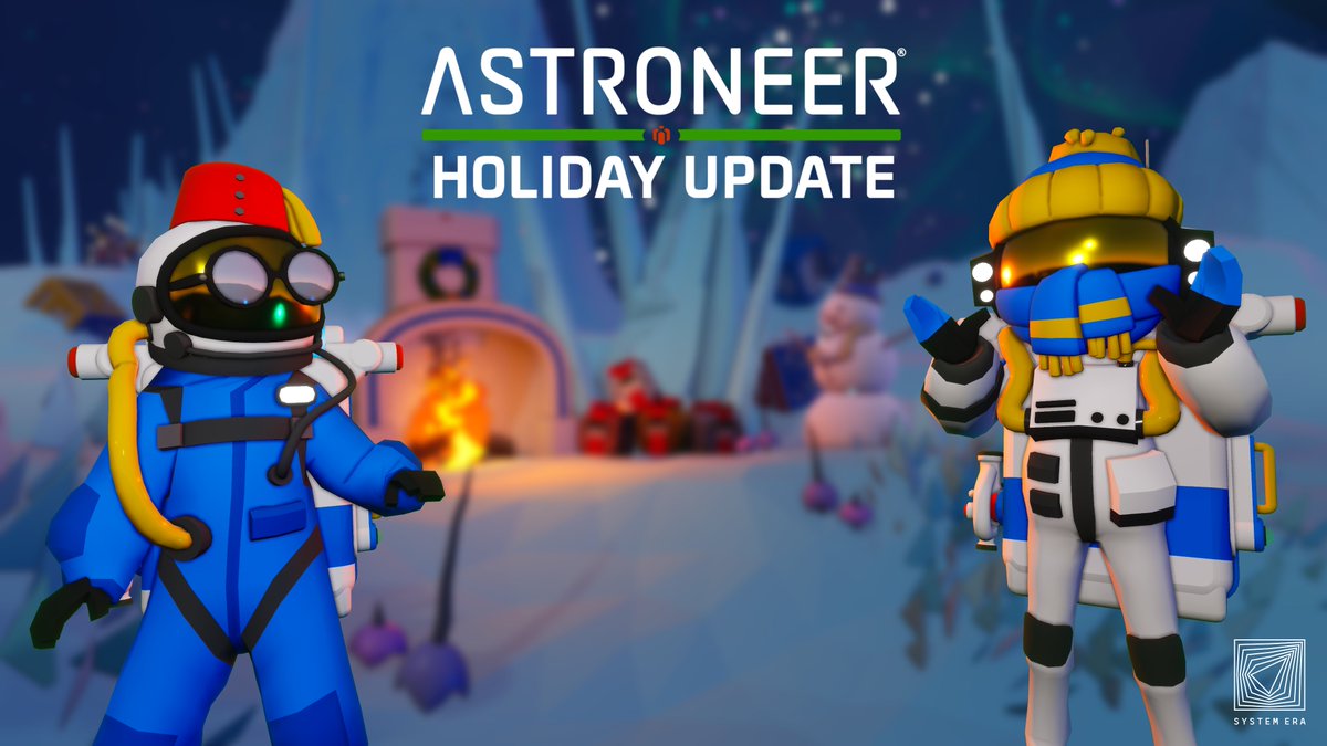 astroneergame's tweet photo. Holiday Update 003 is live now with Project CHEER! Recover lost toys to save the holidays and earn new cosmetic rewards! 🎁🚀✨
patch notes: https://t.co/97r5G6Rf6M https://t.co/H4CmmDpzVf