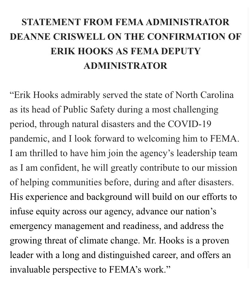 FEMA_Deanne's tweet image. Welcome to the @fema team, Mr.Hooks!