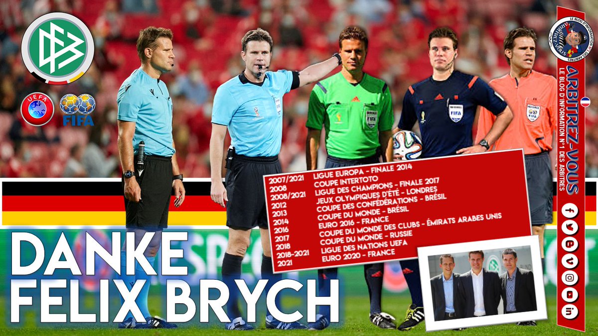 ArbitrezVous's tweet photo. 🌐#FIFA 🌍#UEFA 🇩🇪#DFB
C'était ce soir lors de #RMAINT la dernière sortie internationale de Felix BRYCH... avec un CV long comme le bras, il peut être fier de lui comme nous le sommes également pour lui 🥰🥲 ...
@ArbitresSAFE @FFF @dfbschiris @DFB_Team @lequipe @OEFBL https://t.co/jHRsbRAvHD