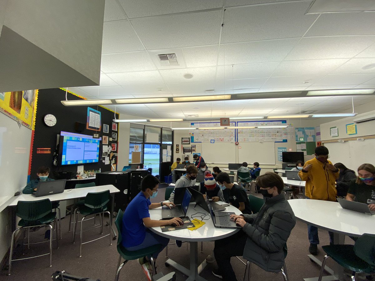 ReynoldsMath's tweet image. A huge thank you to Mrs Adams, @LisaTeachesTech , and Jason for making our after school coding club possible! Such great projects in Game Developers Workshop! #teamUMS #UMStwitterBingoV4 #USDlearns