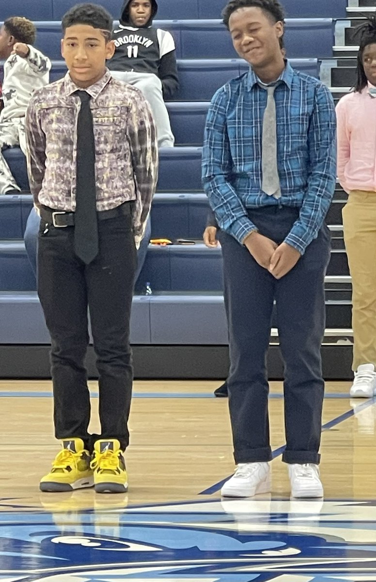 RockyForkMS's tweet photo. Congrats to our Homecoming gentleman representatives and Homecoming King, Demarii!! https://t.co/17vMsXbovx
