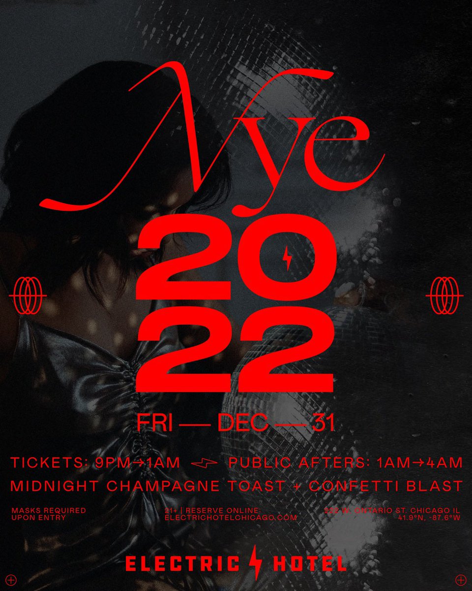 We’ve been feeling all the good vibes over here ⚡️
￼
All tickets for our upcoming shows &amp; NYE are available via the link in our bio while they last!

￼
#electrichotelchicago