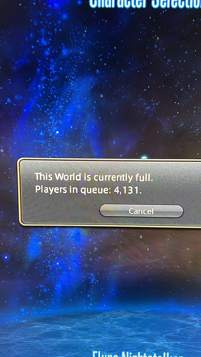 YoungDillzTV's tweet photo. If you are on Hyperion right now would be so kind as to log off for a little and let me in roflmao #endwalker #quetime #ffxiv https://t.co/me4FJKLHqK