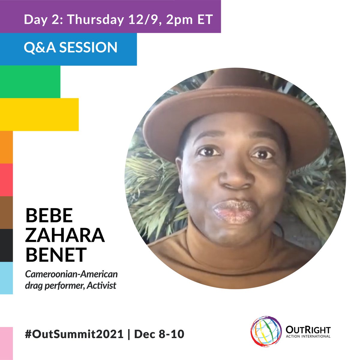 beingbebemovie's tweet photo. Join @BeBeZaharaBenet's session at OutSummit to find out how to redeem your personal invitation to a private virtual sneak preview of our new documentary, BEING BEBE, exclusively for OutSummit attendees! 🏳️🌈💕🎥
Register: 👉🏾 https://t.co/5RU9OpQ8vq
w/ @OutRightIntl #OutSummit https://t.co/ZWlUVWQV5F