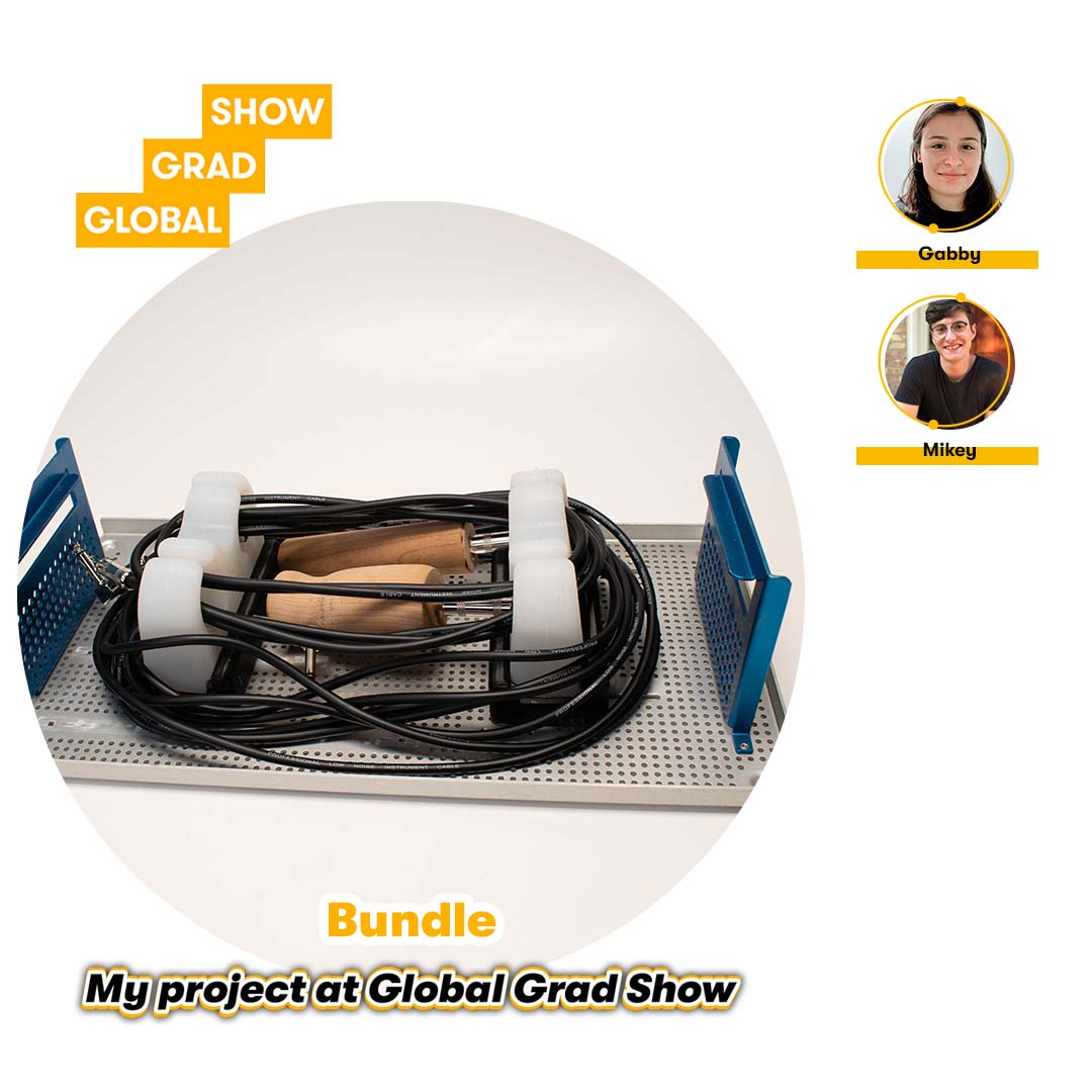 RIT_artdesign's tweet photo. .@RIT_ID students Gabby Garcia and Mikey Gambino (also a ceramics major) were selected for the 2021 #GlobalGradShow! Working with @ROCRegional, they designed a system that better organizes wiring and tubing to improve surgical environment safety: https://t.co/PGyvnEtQUx https://t.co/QrpTAE87hg