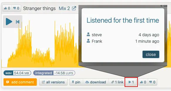 stacktune's tweet image. Ever wanted to know which project members already had chance to listen to a version? Now Stacktune makes it easy to find out. #RecordingStudio #Audio #collaboration #Studio #Music #Mixing #bands #producerlife #Upload #share