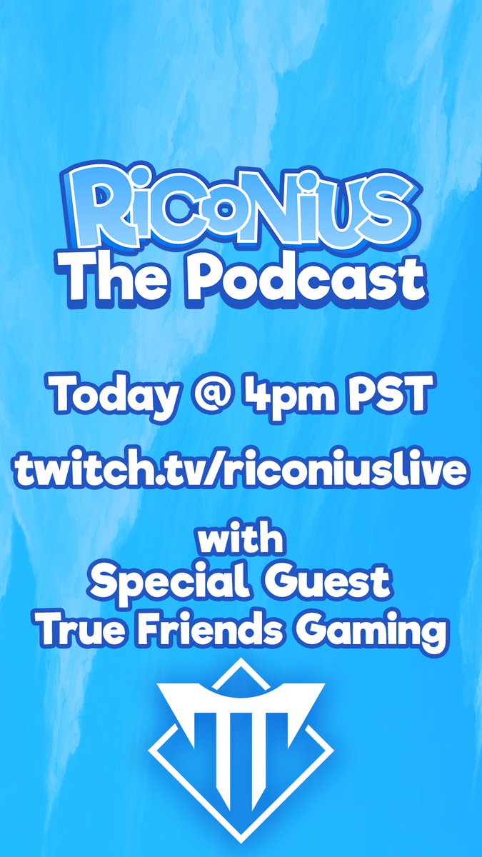 rantonioart's tweet image. 🔴LIVE right now!

Podconius #3 - @TrueFriendsGame 

Join the live show!
twitch.tv/riconiuslive