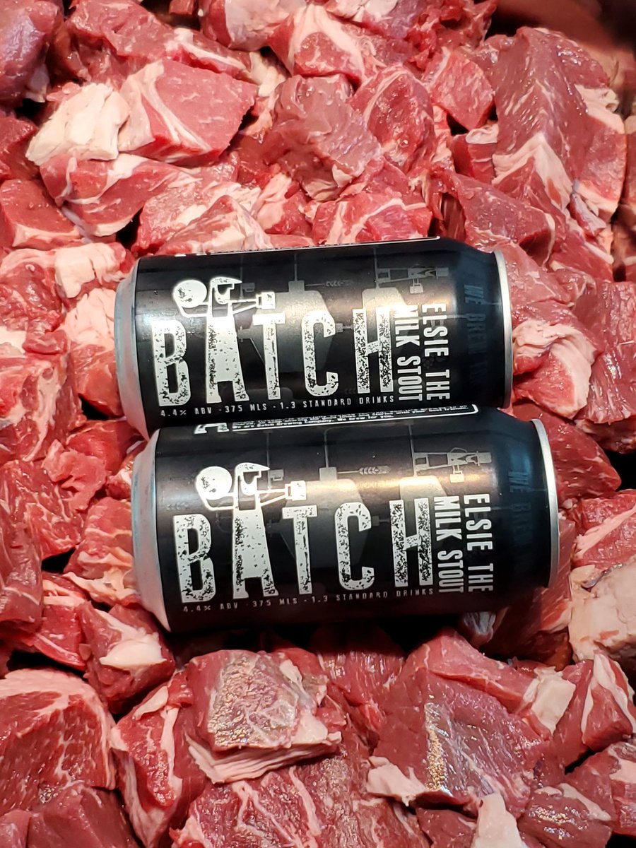 PDoily's tweet photo. Steak and stout pies coming this weekend. A nice Christmas warmer. Fat chunks of Australian #johndeebeef cooked in Elsie the milk stout by one of the stars of the Australian craft beer scene, #batchbrewingco . Be quick, these won't last long. https://t.co/CIFYHIlWso