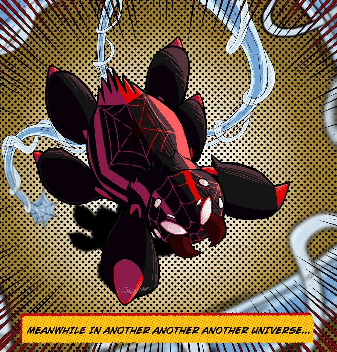 SleepyAna04's tweet photo. swolder spiderman.............. #LoomianLegacy #robloxart #loomianlegacyart https://t.co/MIDzhx1FP8