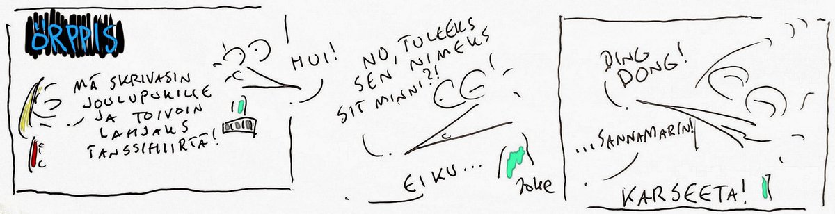 orppis's tweet photo. #joulu #joulupukki #politiikka #hallitus #karseeta #örppis https://t.co/P1dSM9QxWv
