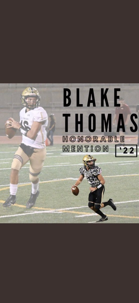 tromblybaseball's tweet photo. Congratulations to a couple @TromblyTribe players who were recognized for their accomplishments for @EDHSFOOTBALL this season! 

@DainLarsen #BlakeThomas https://t.co/qvckJsRNBS