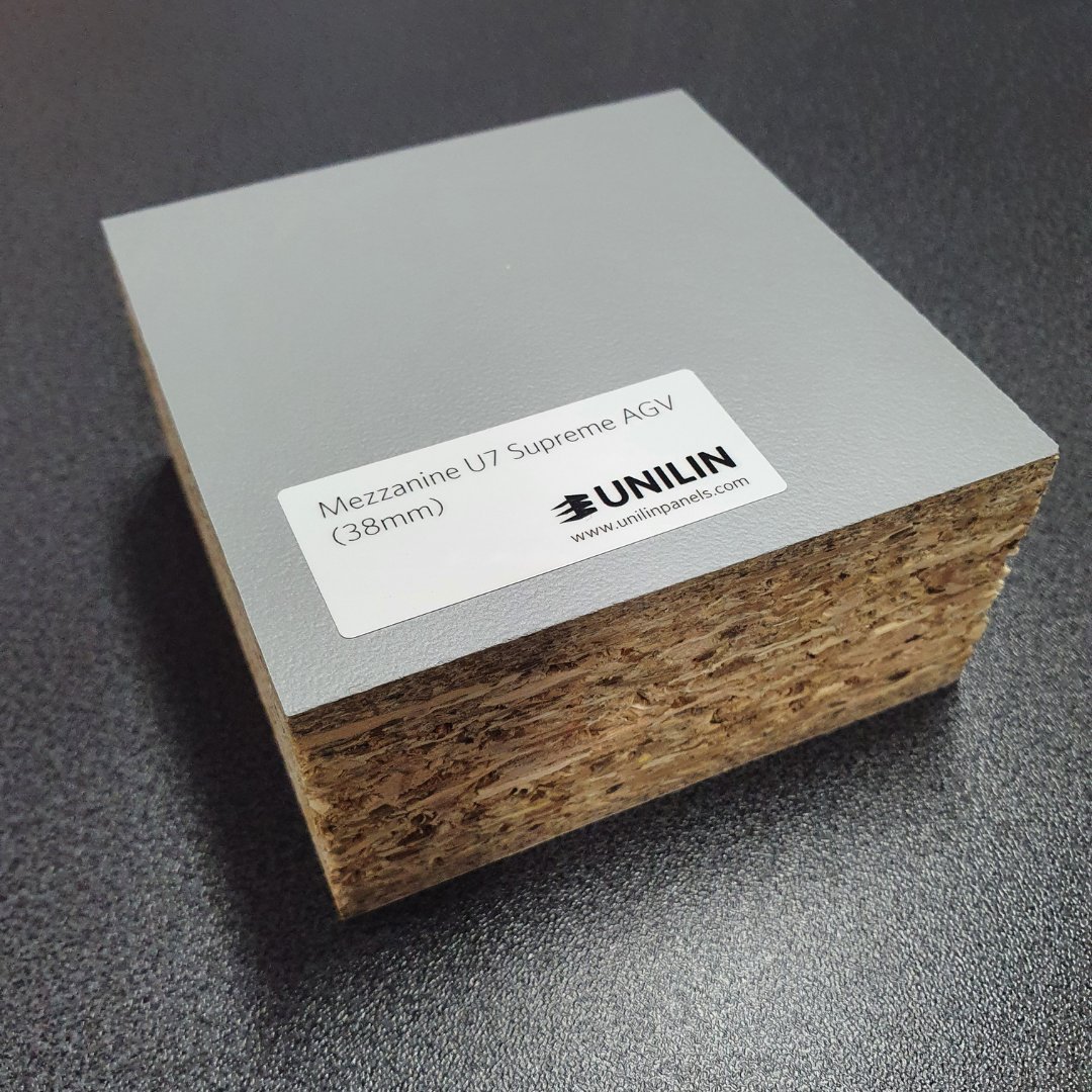 Unilin Panels' Mezzanine Supreme AGV flooring is the ultimate choice for those looking to integrate advanced AGV or AMR systems  their warehouse. 

#unistor #unilin #innovation #agv #logistics #warehousing #automation #robotics #mezzaninefloor #flooring