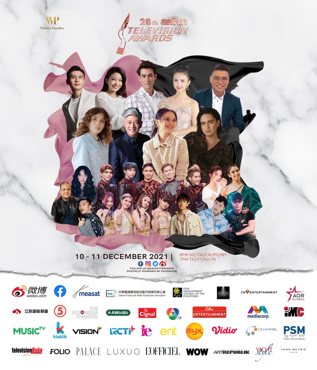 AsianTVAwards's tweet photo. What's in it for you in the upcoming 26th Asian Television Awards? Aside from the 53 most-awaited awards of your favourite programmes, there are a number of must-see performances from different featured artistes that we gathered all across the region. https://t.co/qrUYqEk8YM