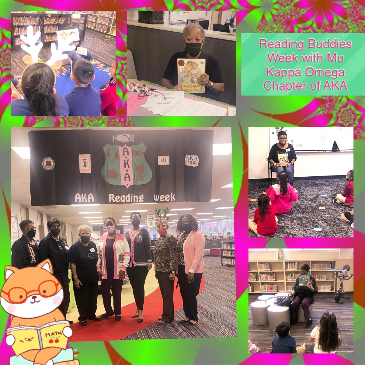 SMSDElementary's tweet image. Stafford Elementary is hosting the Reading Buddies program this week. The ladies of Mu Kappa Omega Chapter of Alpha Kappa Alpha Sorority, Inc., are reading to all of the students this week. @StaffordMSD @SMSDElementary #MuKappaOmega