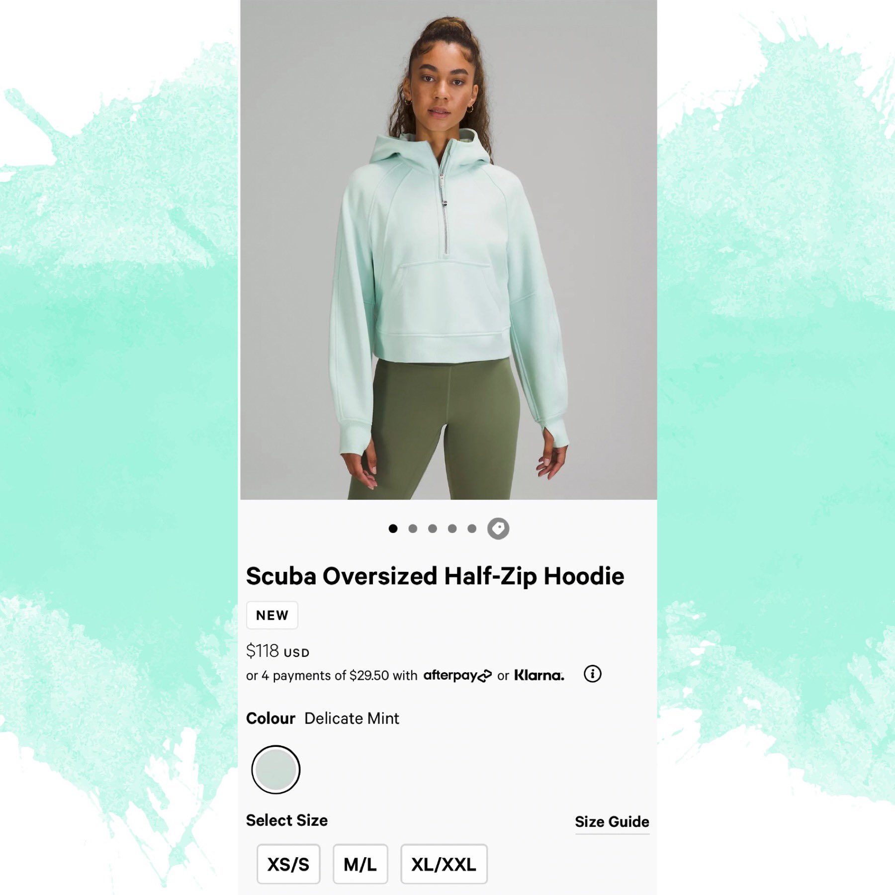 LuluNotify - Restock Alerts on X: A beautiful color dropped in the #lululemon  scuba 1/2 zip tonight! How quickly did you check out? 😎   / X