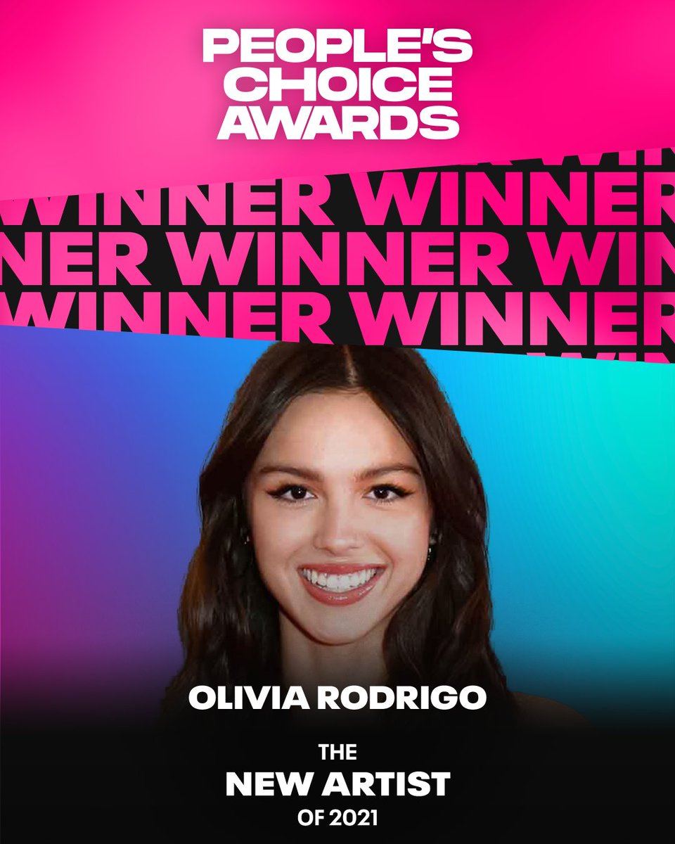 Are we getting deja vu or did @oliviarodrigo just win another People's Choice Award?

We're not; it's just Livie being named #TheNewArtist of 2021!