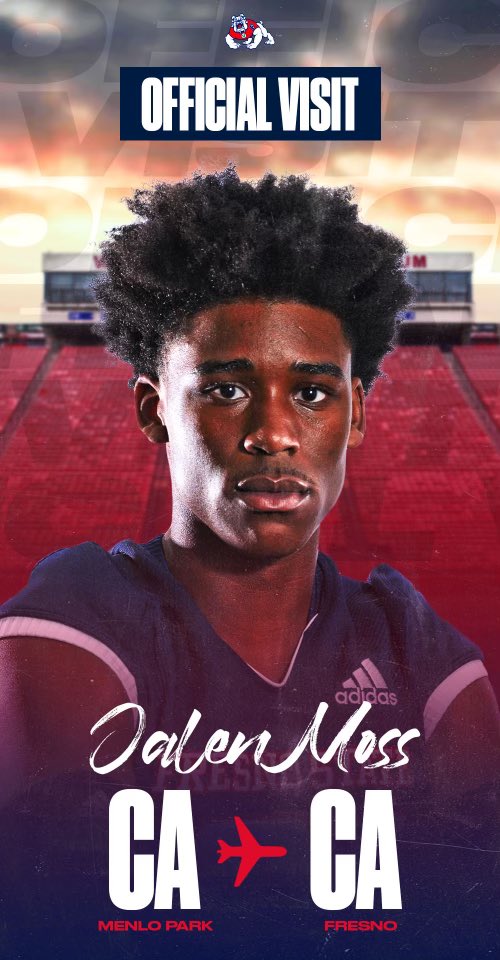 jalen_moss's tweet photo. Can’t wait for the Official Visit on friday🐶 @Albert_GarciaFB @FresnoStateFB https://t.co/7qqt9yQUNi