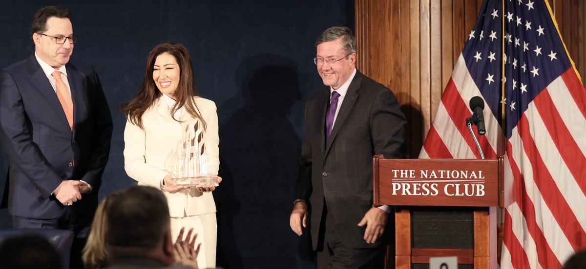 Sasha Toperich (@sashatoperich) on Twitter photo Ovations for the extraordinary award acceptance speech - supporting freedom of expression in the Arab world by <a href="/FayrouzZiani/">فيروز زياني</a>, one of <a href="/AJArabic/">قناة الجزيرة</a> principal news presenters <a href="/TLN_DC/">Transatlantic Leadership Network</a> gala dinner & award ceremony held <a href="/PressClubDC/">National Press Club</a> in #WashingtonDC.
<a href="/AlJazeeraPR/">Al Jazeera PR</a>
<a href="/AJENews/">Al Jazeera Breaking News</a>
<a href="/AJEnglish/">Al Jazeera English</a> Ovations for the extraordinary award acceptance speech - supporting freedom of expression in the Arab world by <a href="/FayrouzZiani/">فيروز زياني</a>, one of <a href="/AJArabic/">قناة الجزيرة</a> principal news presenters <a href="/TLN_DC/">Transatlantic Leadership Network</a> gala dinner & award ceremony held <a href="/PressClubDC/">National Press Club</a> in #WashingtonDC.
<a href="/AlJazeeraPR/">Al Jazeera PR</a>
<a href="/AJENews/">Al Jazeera Breaking News</a>
<a href="/AJEnglish/">Al Jazeera English</a>