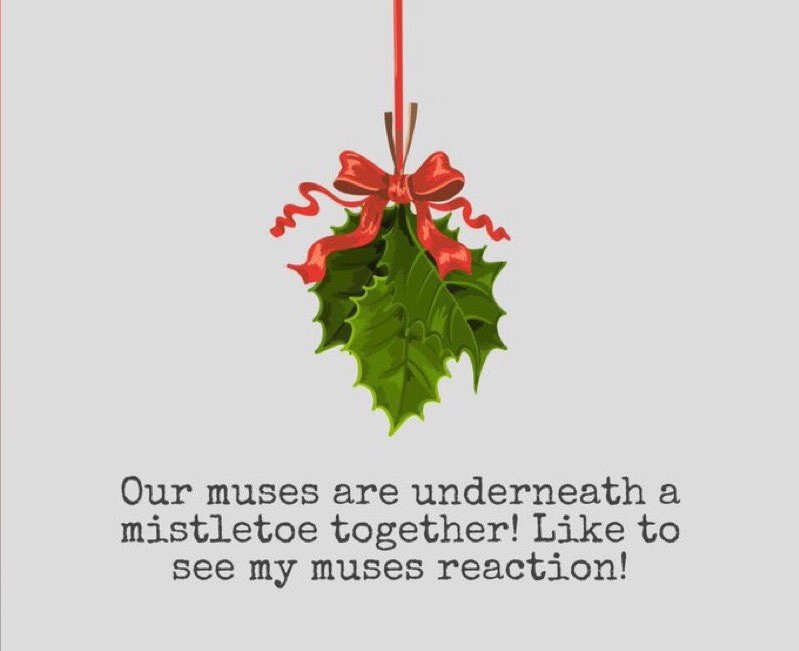 AManOfBrooklyn's tweet photo. [2021 EDITION]

This specific time of the year has arrived...

Obviously, /this/ thing had to happen, at some point... It was inevitable...

Now that he's under a mistletoe, with someone, he has something to do...

They have something to do, if they want to, both of them... https://t.co/ShyllAgJNu