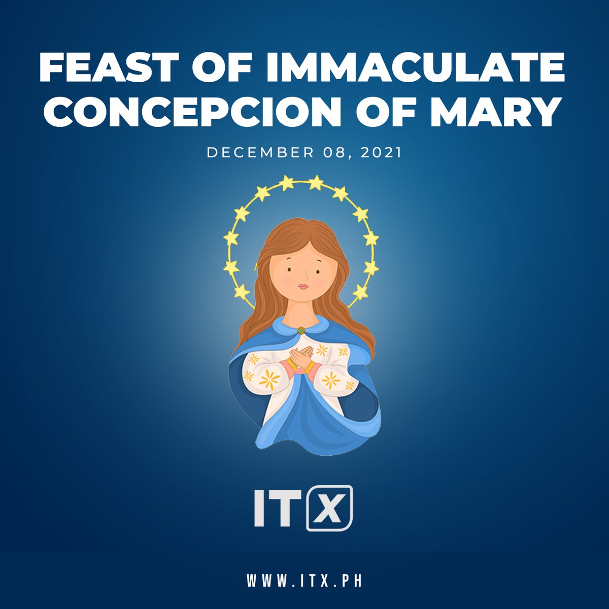 _ITxSupport's tweet image. May you and your loved ones be blessed everyday.

May you have a very happy and blessed Feast of the Immaculate Conception.

#ITx #YourPersonalITSupportTeam #SDSolutions