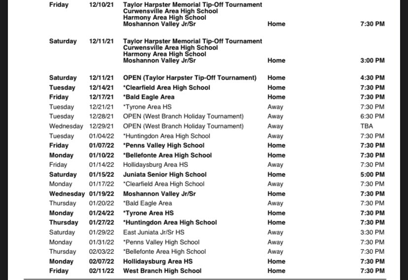 Philipsburg-Osceola Athletics tweet media