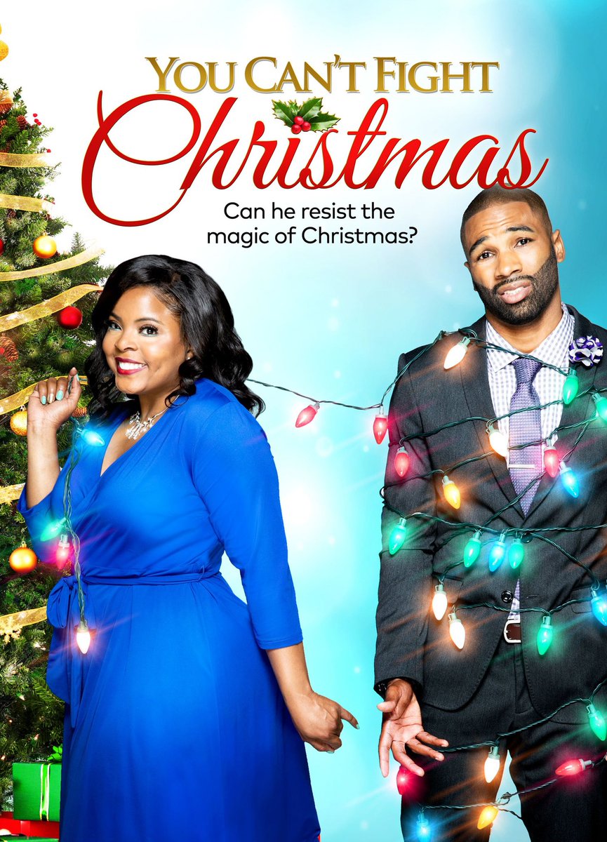 swoopsandhoops's tweet photo. Ok this month I’m watching black Christmas movies ! First up… you can’t fight Christmas 👍🏾👍🏾cheesy but cute https://t.co/vcSEzbSAUB