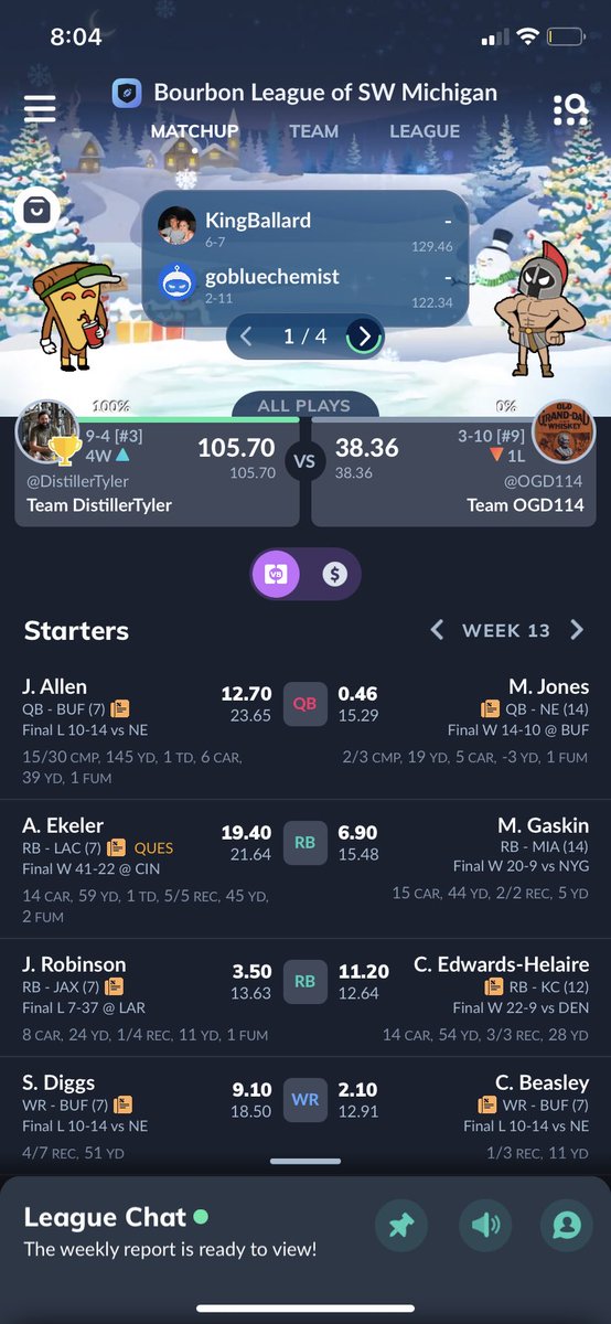 TylerGlasser's tweet photo. Another win thanks to @AustinEkeler https://t.co/RIFT6Q5AQA