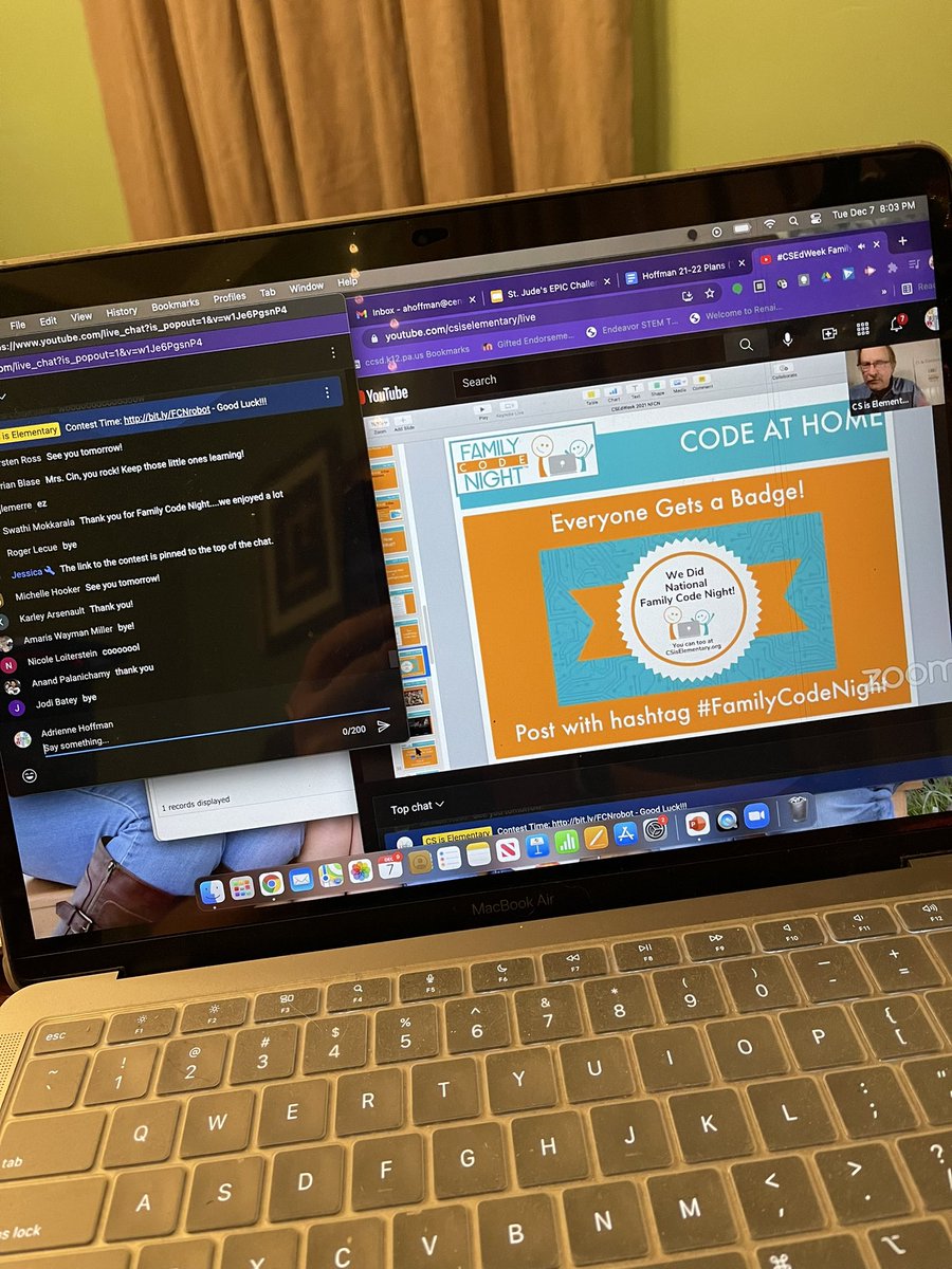 Another great night of coding for #CSWeek!  This time CC families joined in #FamilyCodeNight with other across the US!  Thanks <a href="/CSisElementary/">CS is Elementary</a> for this fun event! <a href="/CambriaElem/">Cambria Elementary</a> <a href="/JacksonEl_CCSD/">Jackson Elementary School</a> #WeAreCC