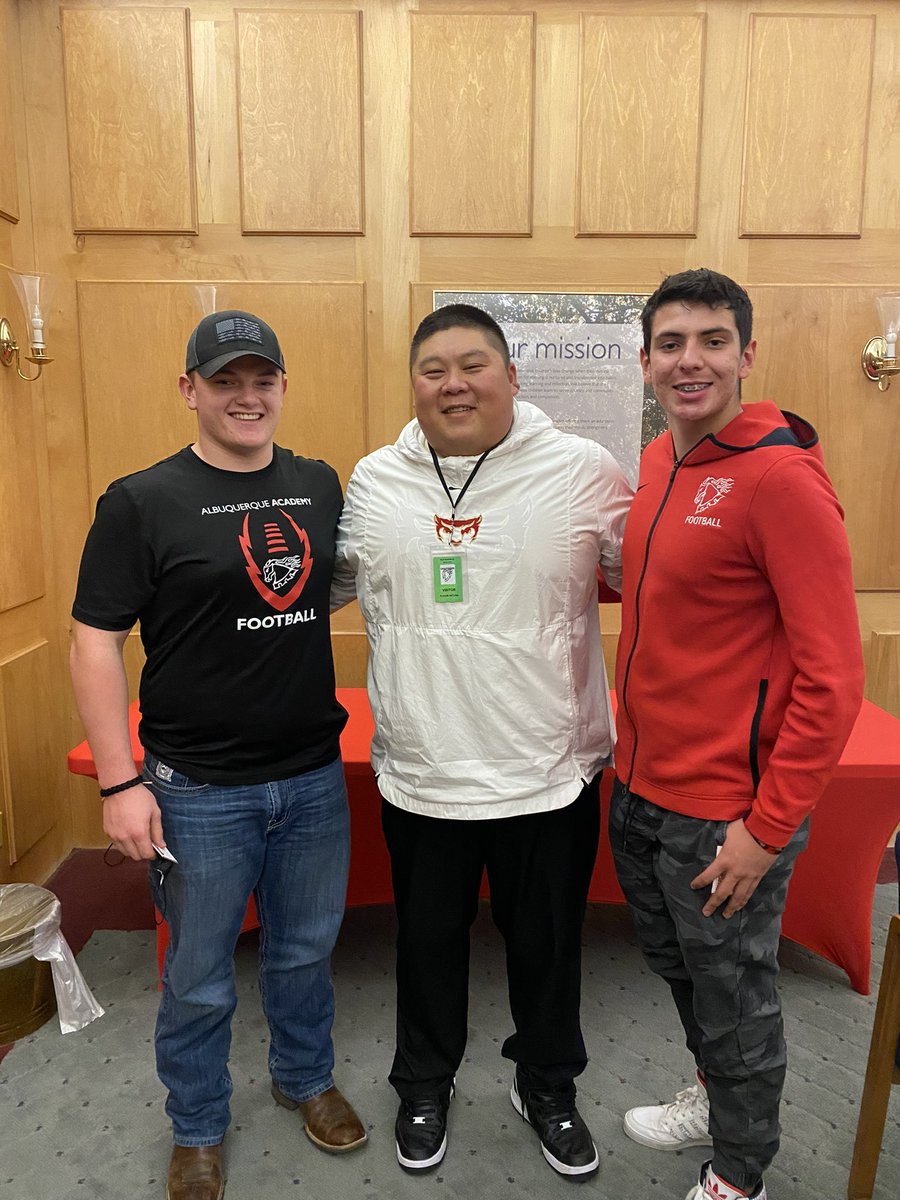 Andres (AJ) Rivera (@andresajrivera1) on Twitter photo Had a great talk with Coach @IsaacKKParker from Willamette University. Thanks for the insight, I really learned a lot Coach
<a href="/WillametteFB/">Willamette Football</a>
<a href="/Rude_WUBearcats/">Tim Rude</a>
@BrodyWhitaker2
<a href="/PrepRedzoneNM/">Prep Redzone New Mexico</a> Had a great talk with Coach @IsaacKKParker from Willamette University. Thanks for the insight, I really learned a lot Coach
<a href="/WillametteFB/">Willamette Football</a>
<a href="/Rude_WUBearcats/">Tim Rude</a>
@BrodyWhitaker2
<a href="/PrepRedzoneNM/">Prep Redzone New Mexico</a>